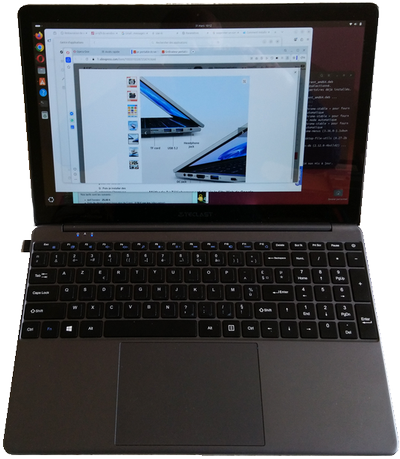 PC portable Teclast avec Ubuntu 24.04 LTS
